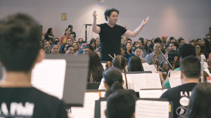 WDCH - Gustavo Dudamel Visits YOLA at Torres